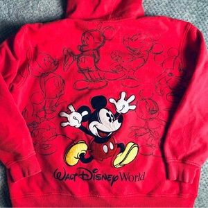 Mickey Mouse zipper sweatshirt